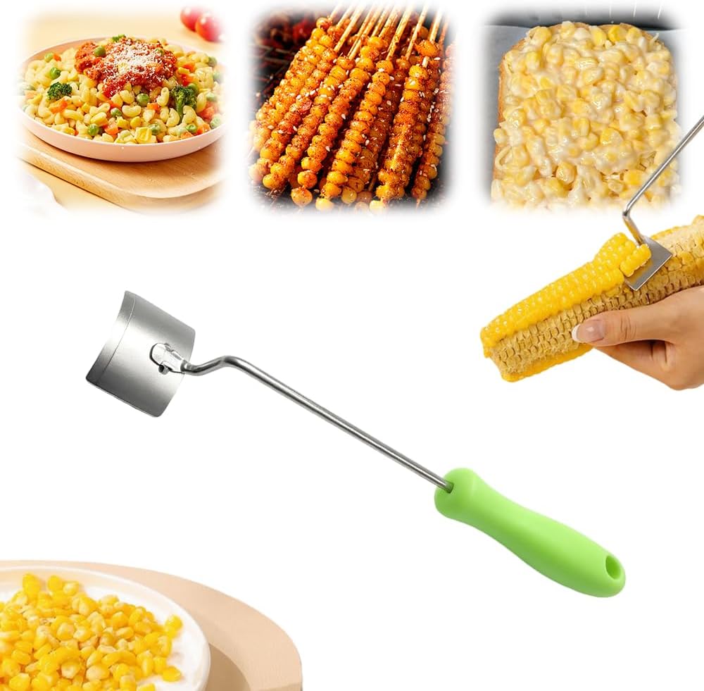 Corn Peeler Corn Peeler for Corn on The Cob,Upgrade Corn Cob Stripper Cutter Remover Kitchen Indoor,Corn Peelers on The Cobs Holders for Women Home Dining Enthusiasts Gadget (1 pack)