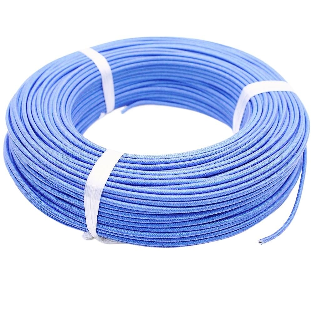 0.2×1P K-2-H-J2 (K-H)｜ガラス編組被覆熱電対線 ガラス編組 H｜二宮電線工業 耐熱300°Cガラス繊維編組高温シリコン電線およびケーブル22AWG 0.3mm2-9AWG 6.0mm2(1.0mm 17AWG)