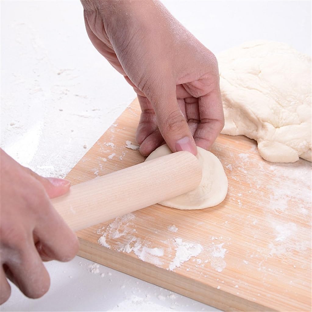 Kitchen Wooden Rolling Pin Cooking Baking Tools Accessories Crafts Fondant Cake Decoration Dough Roller