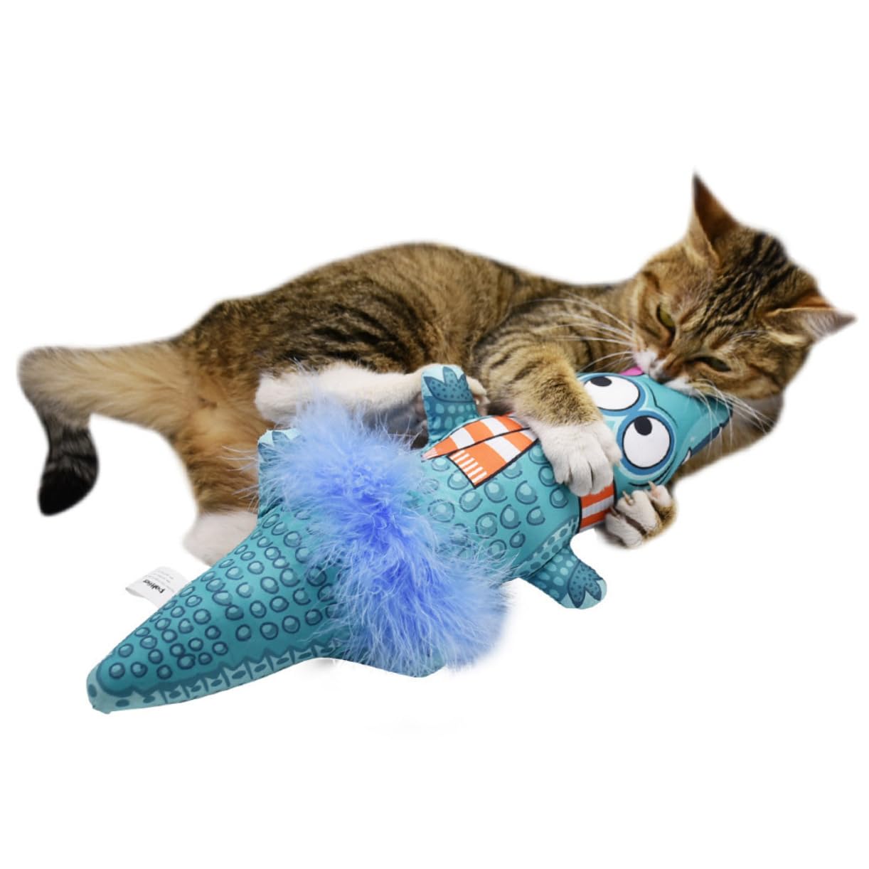 DOITOOL 3piezas Juguete De Gato De Forma De Cocodrilo Hierba Gatera Almohada Interactiva para La Curiosidad y Diversión De Tus Mascotas