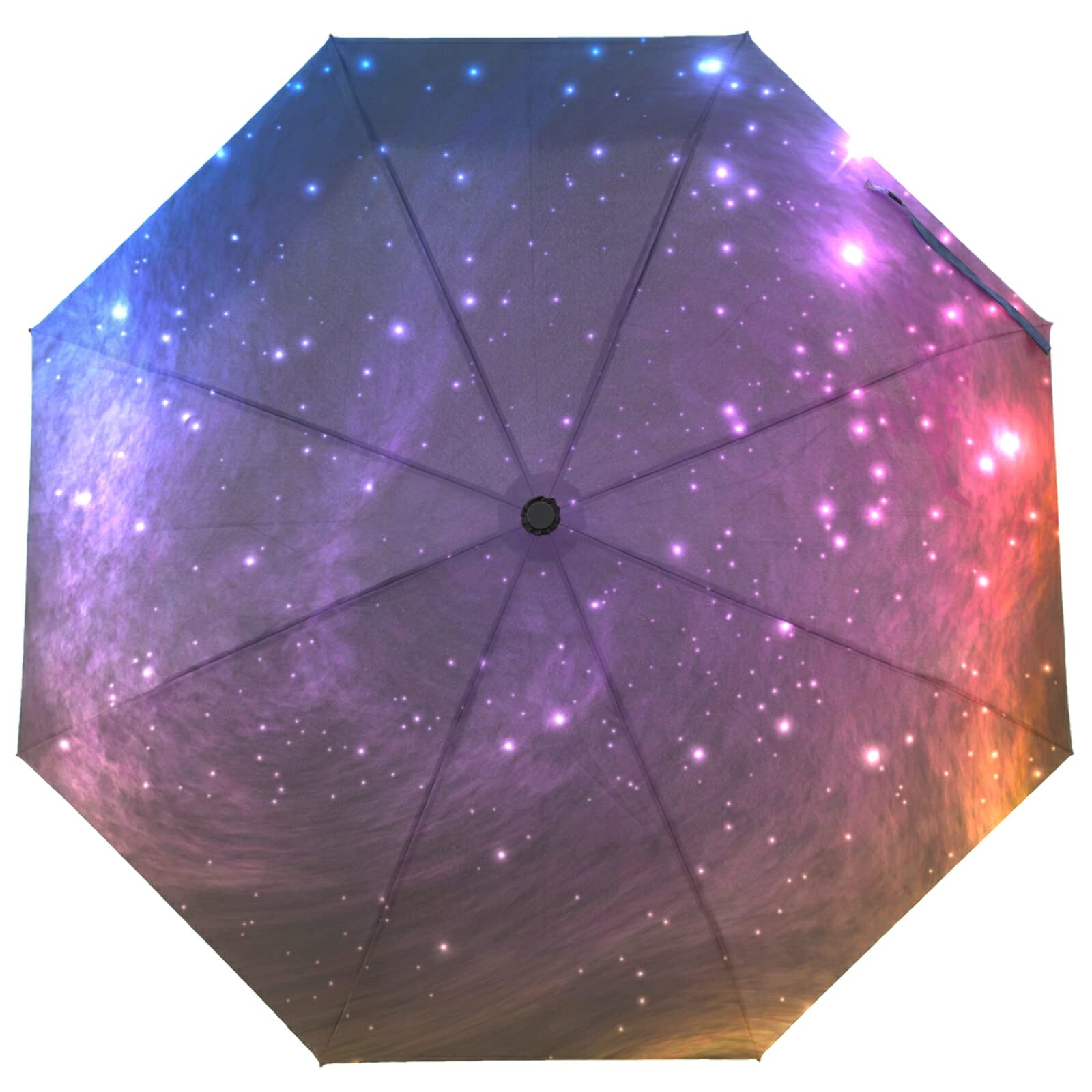 KhululaAutomatic Auto Open Close Compact Printed Travel Umbrella for Rain Water-Resistant Mini Small Size Lightweight Folding Umbrella