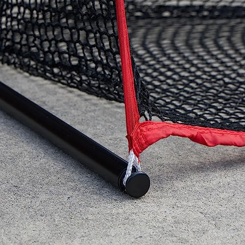 Vacsax 10X7 Heavy-Duty Golf Net With Steel Frame - Indoor And Outdoor Use Sports Double Side Adjustable Soccer Rebounder For Practice Foldable Football Training Kickback Target Goal Net #TOP6