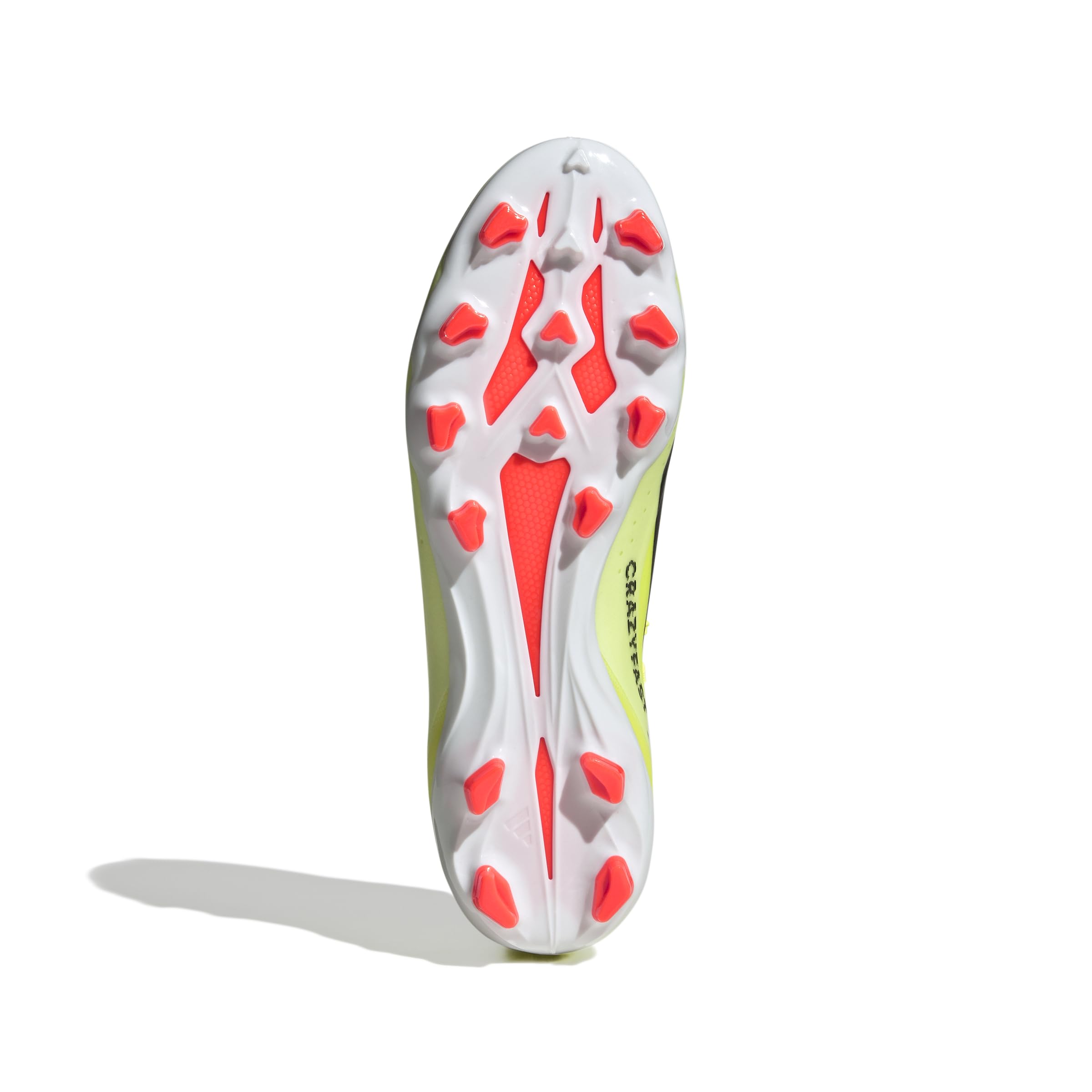 adidas Uniseks X Crazyfast League Multi-Ground Boots, Solar yellow/Core black/Cloud white, 44 2/3 EU
