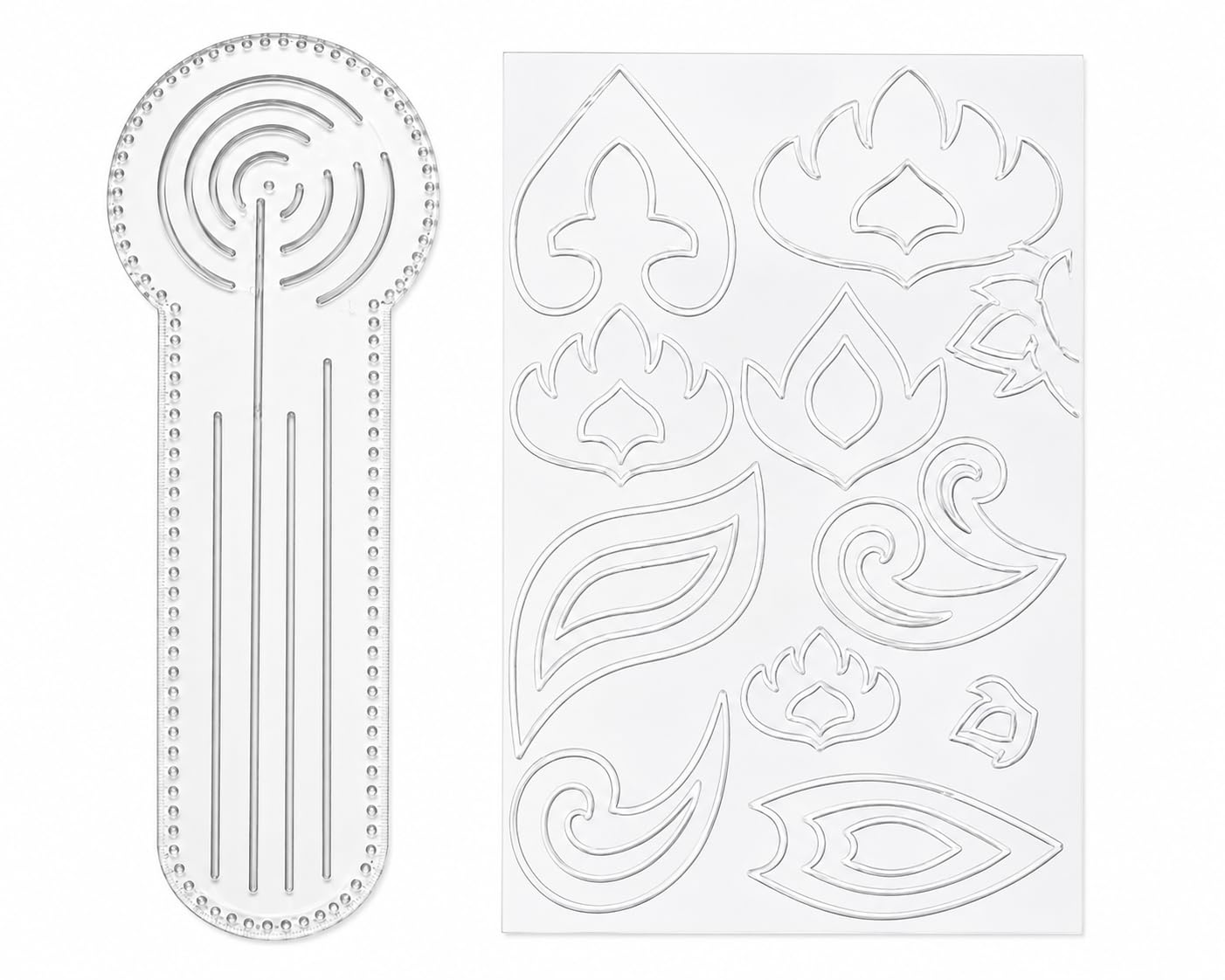 M.F.H Mandala Stencil Combo Set for Art & Craft – Stencil Sheets for DIY Mandala Design, Dot Art, Scrapbooking, Journaling, Painting & Creative Projects (12INCH and Reusable Mandala)-image-5