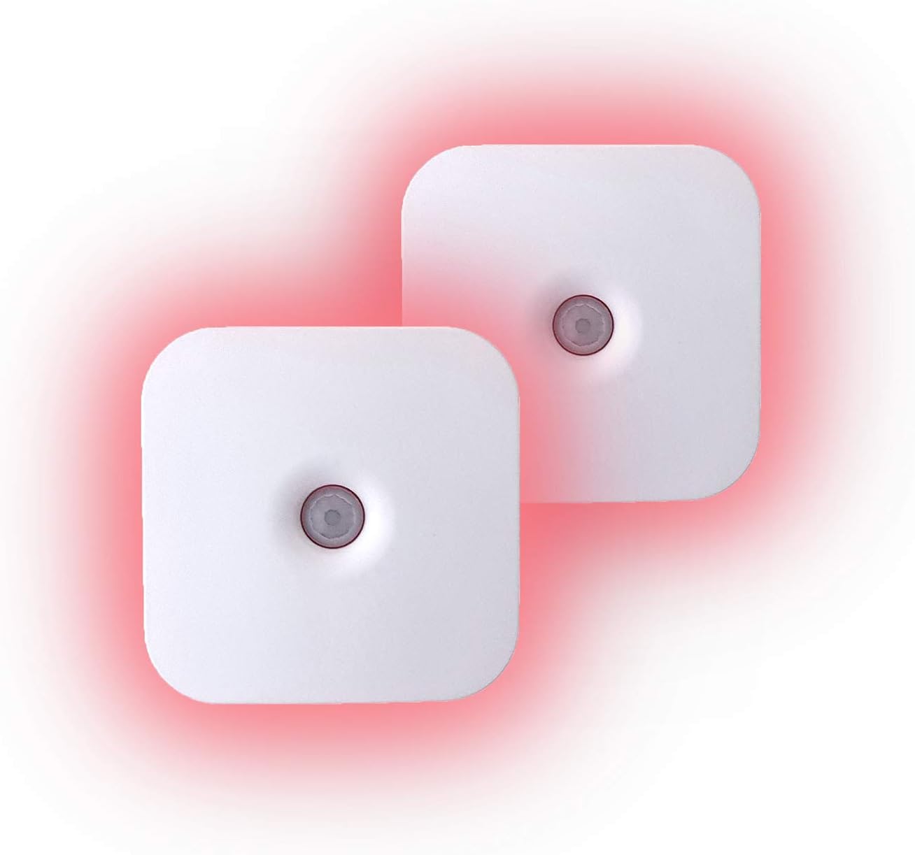 emagine A Sleep Aid Red LED Motion Sensor Portable Rechargeable Night Light Motion Activated Auto Sensor, Promotes melatonin Production and Healthy Sleep, ON-Off-Auto-Brightness Toggle, 2-Pack (Red)