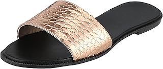 شبشب مسطح مزين بأشرطة متقاطعة مضفرة وشفافة من سواي، لون أسود، مقاس 38