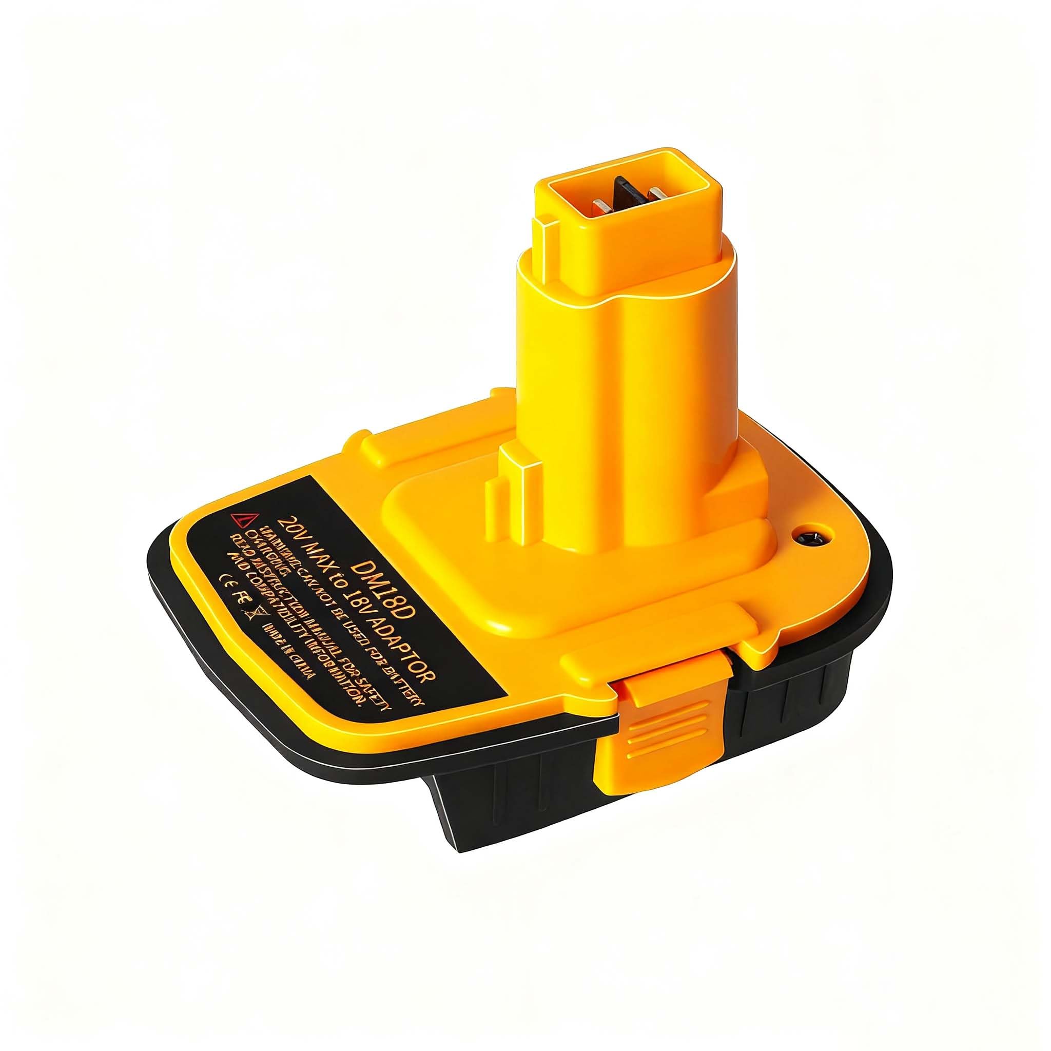 Battery Adapter DM18D with USB,Compatible with Dewalt 18V Tools.Convert for DeWalt 20V & for Milwaukee M18 Lithium Battery to NiCad & NiMh Battery Tools