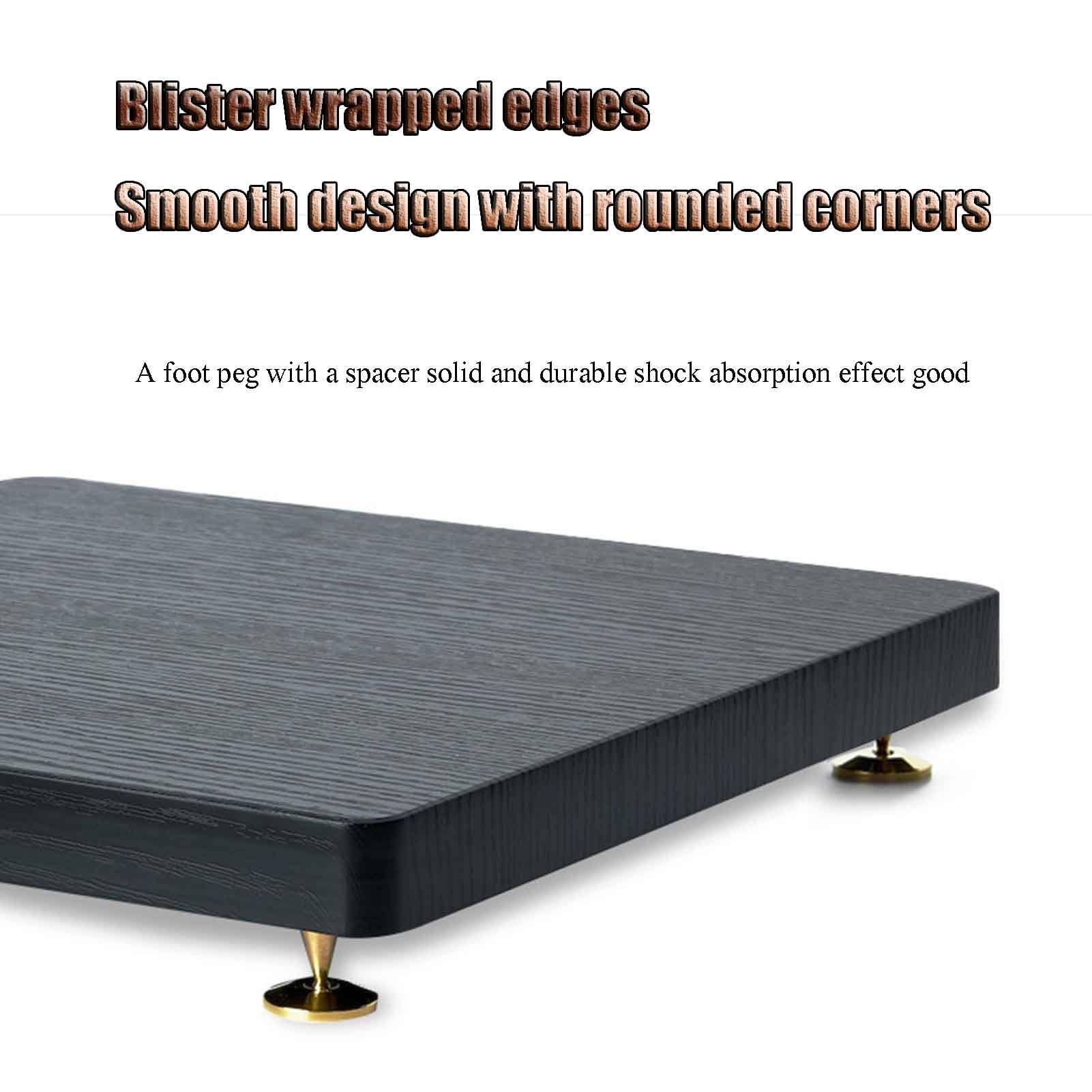 Soporte de altavoz de pie con almohadilla de absorción de golpes de audio para subwoofer y bandeja antivibración de picos de cobre puro para mejorar la calidad de sonido y estabilidad