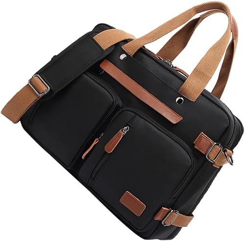 EXCEART 1 bolsa para computadora, mochila de lona, bolso de hombro para laptop, bolso cruzado para computadora, bolsa de mano Ment, bolsa de mano