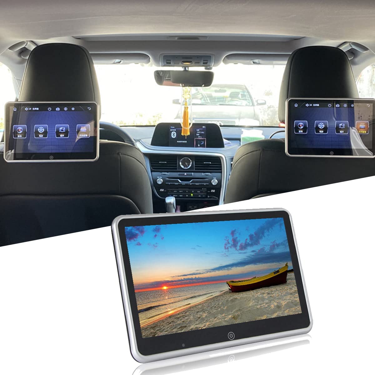 Monitor de Coche de 8 Pulgadas Pantalla de Reproductor MP5 Reproductor Multimedia Accesorios de Coche