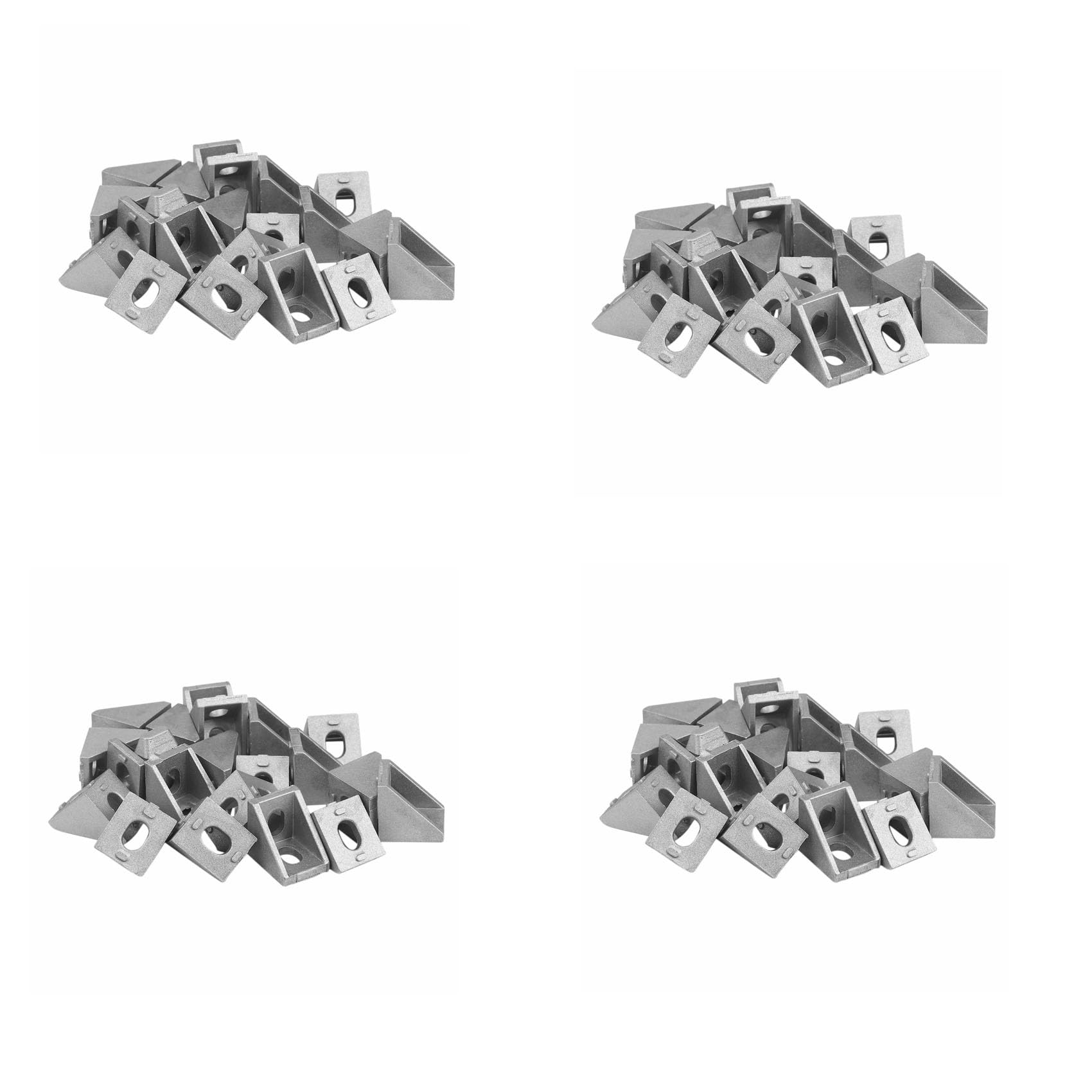 10 Angoli Di Raccordo Per Cartongesso In Alluminio - Altezza 20,3 Cm, Con Chiodi Inclusi, Pronti Per La Verniciatura