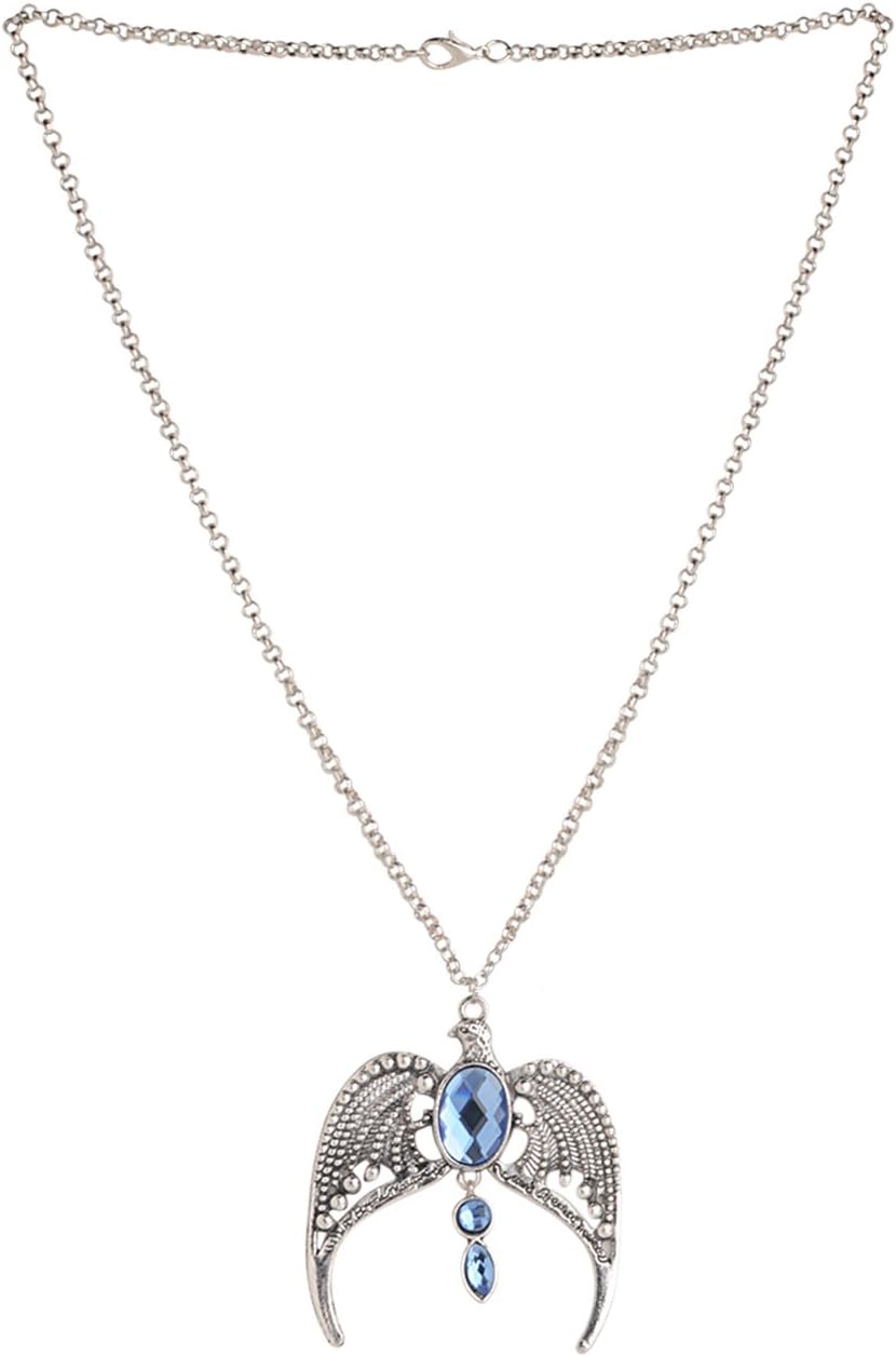 EFG Silver Metal Harry Potter Official Ravenclaw Diadem Necklace for Men and Women