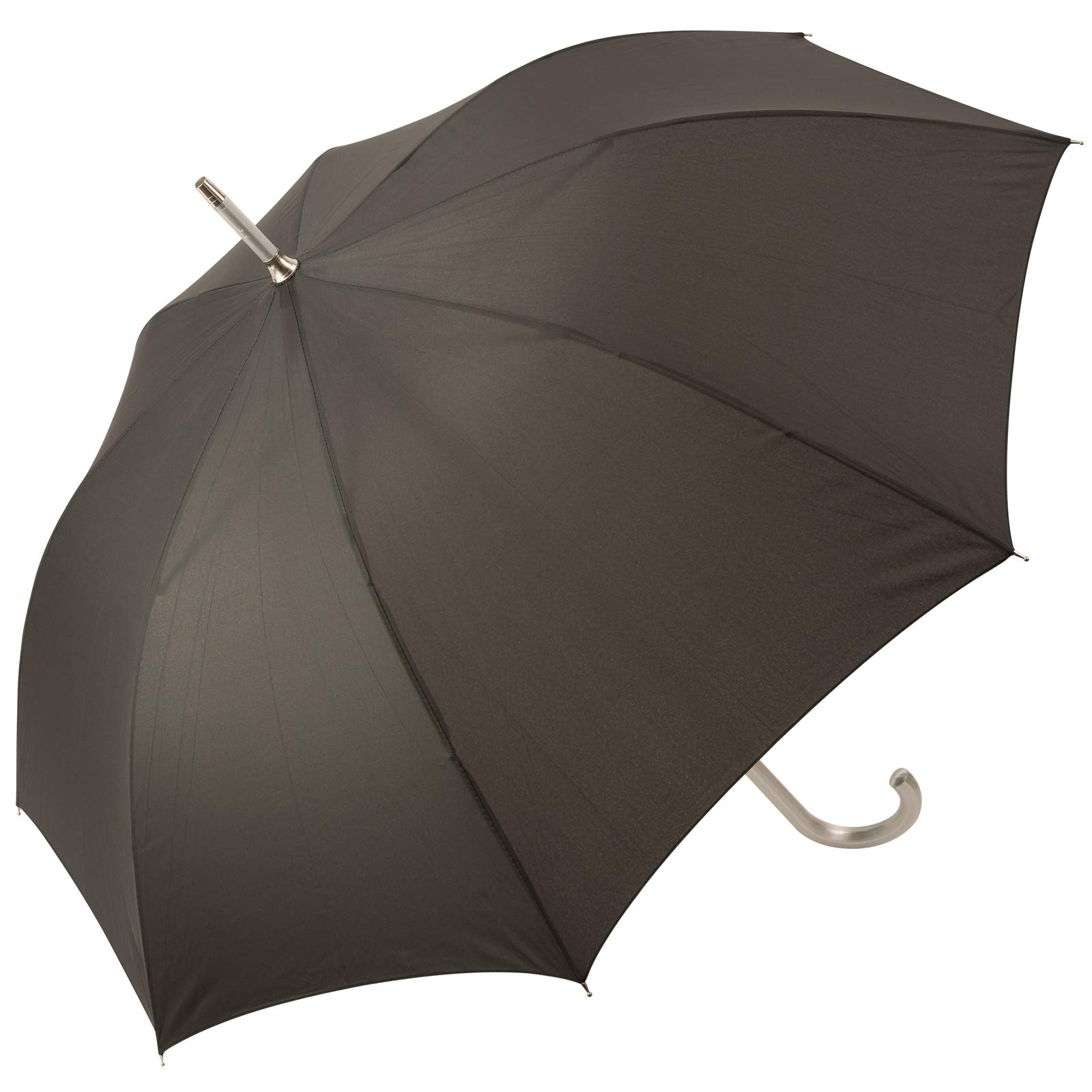 Chrysalin Walking Length Umbrella Polyester Colours, 90cm, Anthracite Grey