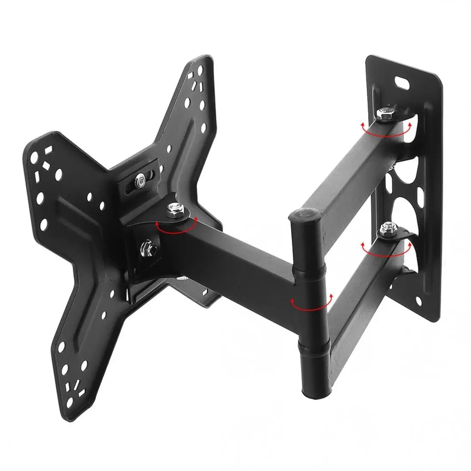 SERDAS Supporto telescopico regolabile da parete per TV LED/LCD da 17-42 pollici, 15-40 pollici, 14-47 pollici (adatto per TV da 15 a 40 pollici)