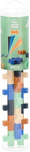 Miniatura 5 de PLUS PLUS Big - 15 piezas Breeze Mix - Tallo de construcción de construcciónjuguete de vapor, bloques de rompecabezas grandes entrelazados para