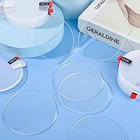 Vista 5 de Enoin 30 hojas de plexiglás transparente de 2.5 pulgadas de grosor de 1/16 pulgadas de grosor, hojas de plástico de 0.060 pulgadas, panel