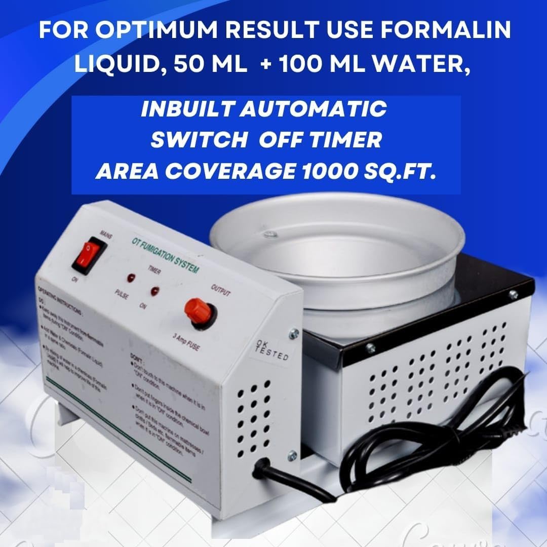 Máquina de fumigación con temporizador para hospitales, UCI, OT, dentistas, hogares, oficinas y laboratorios de microbiología