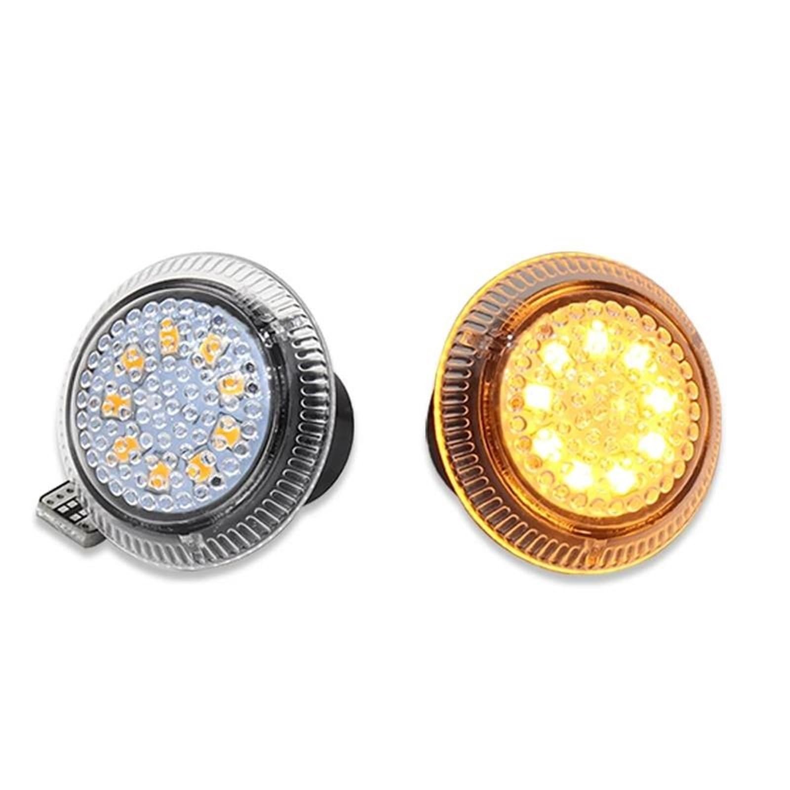 Specchietto Retrovisore Luci Blinker Per Ford Per Transit Per T10 2010-2021 Luci Posizione Laterali LED 12V Paraurti Anteriore Indicatore Direzione Parafango Laterale Automatica(Clear Lens)
