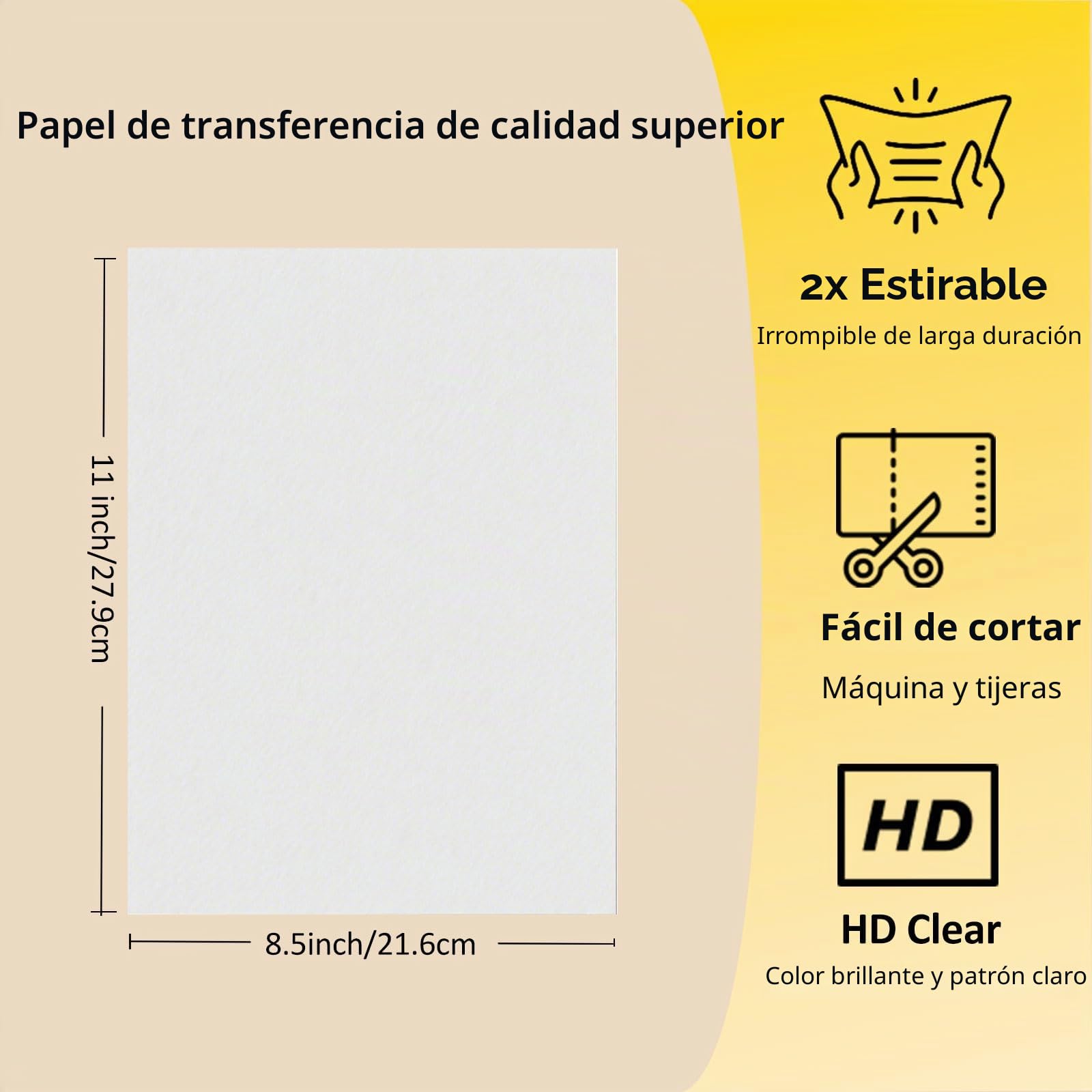 Papel Transfer para Camisetas Negras y Tejidos Oscuros [16 Hojas] Papel Transfer Textil para Impresora Láser e Inyección de Tinta, Vinilo Textil Imprimible para DIY Bolsas, Algodón, Ropa