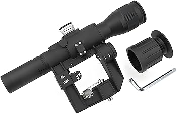 Tactical SVD 4x26mm Riflescope 4X Sniper Scope Optic Sights BDC