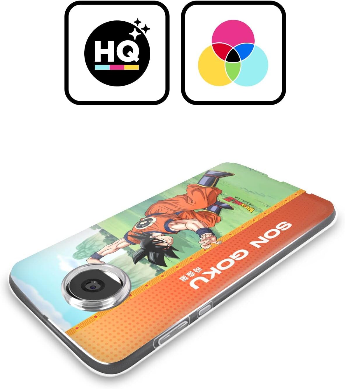 Head Case Designs Officially Licensed Dragon Ball Z Son Goku Saiyan Arc Characters Gel Case [Military Grade Protection] Compatible with Razr 40 Ultra/Razr+ 2023 image 2