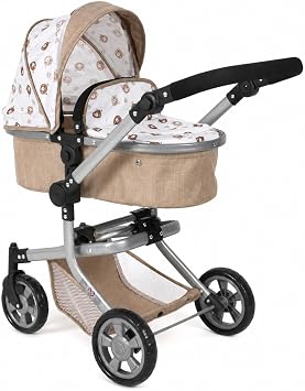 Bayer Chic 2000 Mika 2-in-1 Folding Combination Doll's Pram 47-80cm