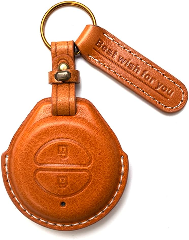 Brand Key FOB Cover Compatible with Indian Roadmaster Chieftain Chief Dark Horse Springfield remote key Leather