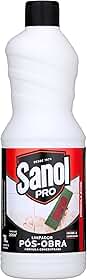 Limpador Pós-Obra, Sanol Pró, 1 Litro, Branco