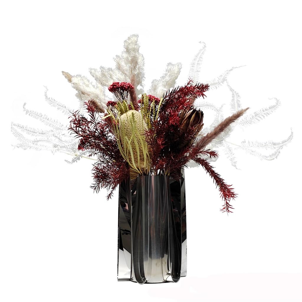Artisanat de fleurs en acier inoxydable art floral et déco hôtel