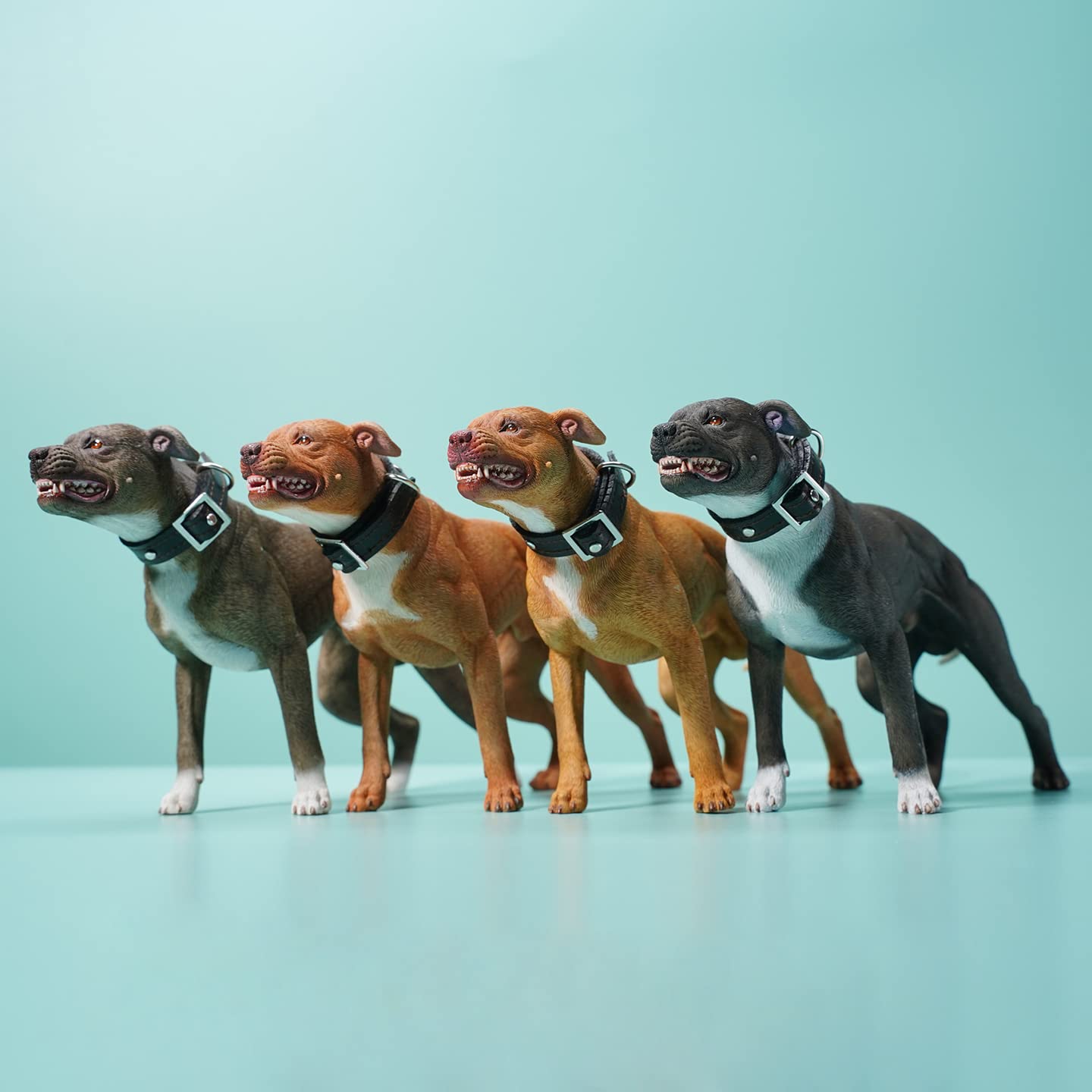 Amazon.com: MMOS X JXK American Pit Bull Terrier Dog Statue