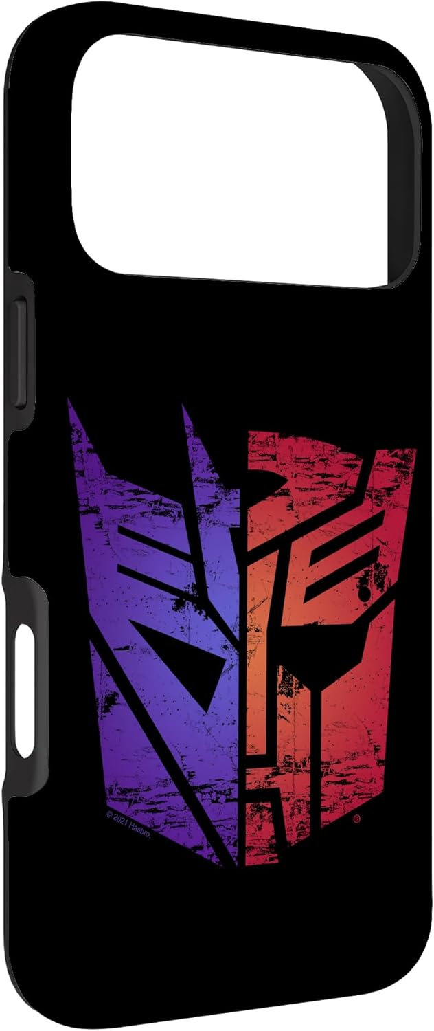 Transformers Autobot Decepticon Split Logo Case for iPhone 17 Pro Max