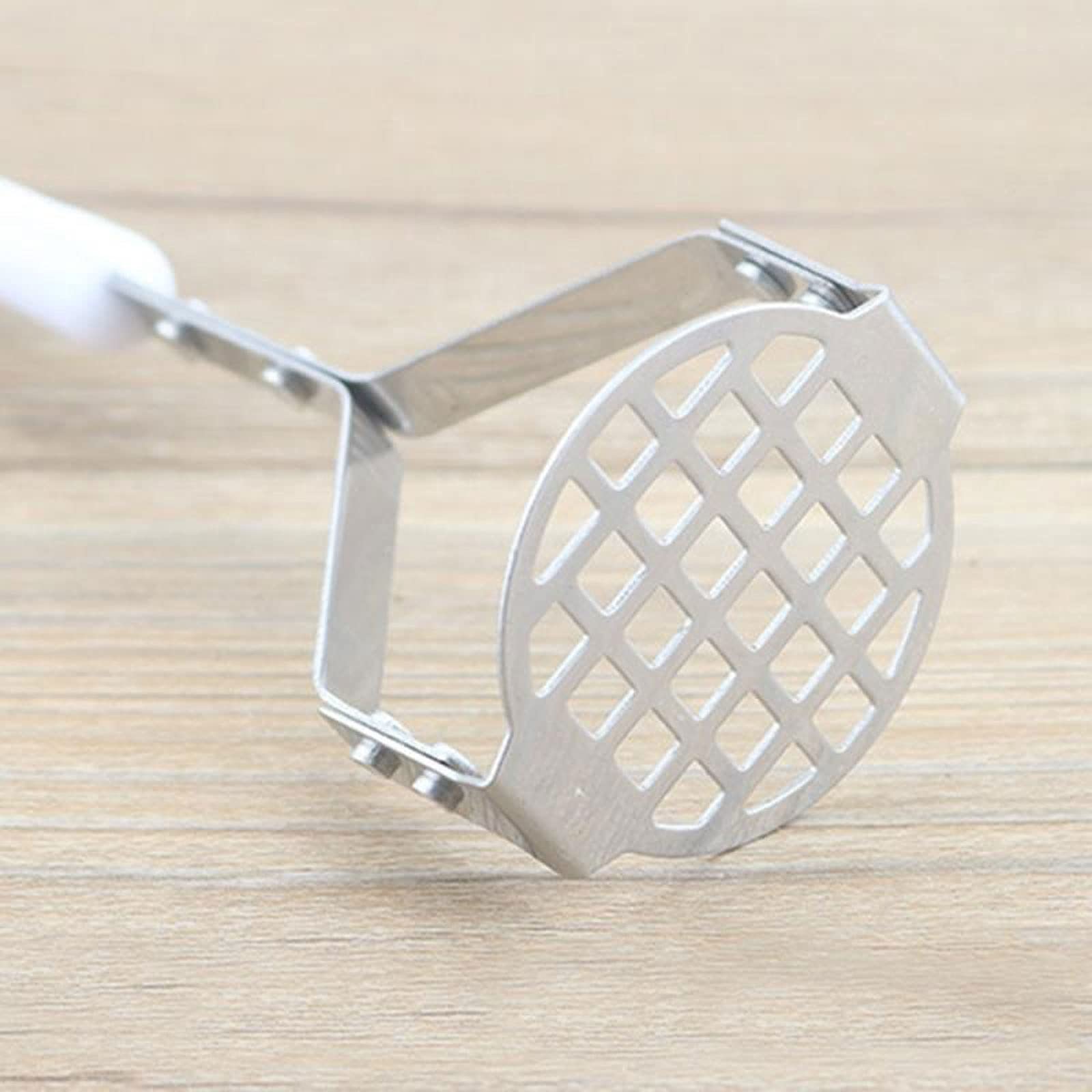 Stampfer Edelstahl-Stopfer/Kartoffelstampfer mit breiter Stempelplatte for glattes Kartoffelpüree, Obst, Gemüse, Werkzeuge, Presse, Brecher, Stampfer