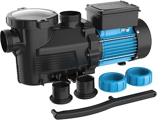 In/Above Ground Pool Pump, High Flow Powerful Self Priming Pool Pump with Timer,3 HP 8169 GPH 110V - Amazon product rated Grade A