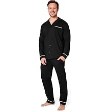 CityComfort Mens Pyjamas Set - Classic Button Down Nightwear Long Sleeve & Bottoms PJs Cosy Lounge Wear M-3XL - Sleepwear Gifts for Him