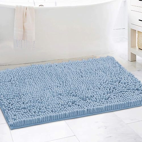 Miniatura 35 de H.VERSAILTEX Alfombras de Baño Tapete de Baño Alfombras de Baño Tapetes de Baño para Baño Antideslizante Extra Grueso Rebotante Suave Chenille