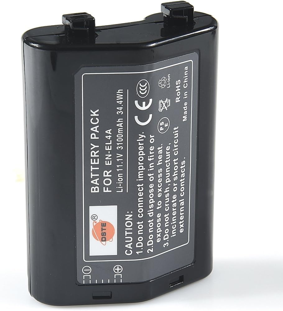 Nikon Battery Kastar 1-Pack EN-EL4a Battery And AC LCD Dual Fast - Main Image