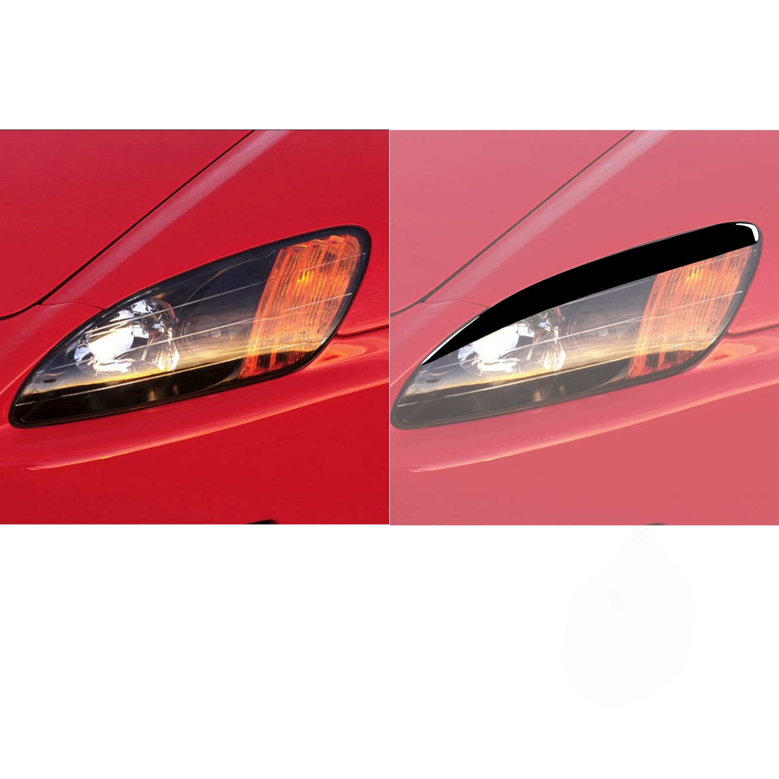 Copertura Palpebra Faro Anteriore Auto, Kit carrozzeria, Adesivi Tuning, Accessori per S2000 2000-2009, Sopracciglia Faro, palpebre