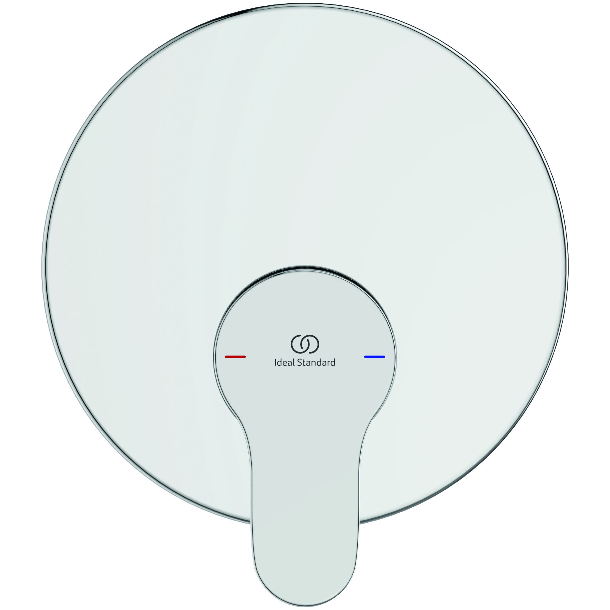 Ideal Standard - Cerabase, Miscelatore monocomando per vasca o doccia ad incasso, Una via, Kit completo di corpo incasso, Cromato
