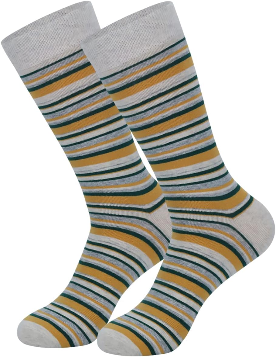 HHX YONLEE Dress Socks 5/6/10 Pairs Crew Argyle Colorful Cotton Novelty Casual Happy Fun - Image 6
