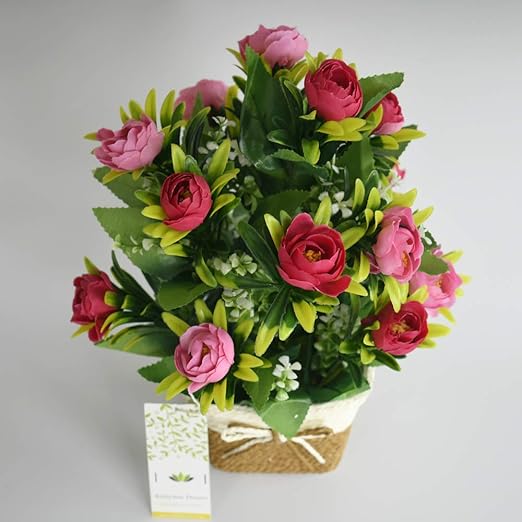 Buy ASHIYANADECORS Artificial Flower Basket for Home, Garden, Office