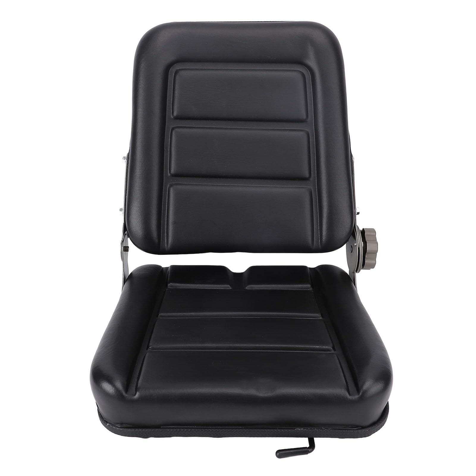 FTVOGUE Reemplazo de Asiento de Carretilla Elevadora de Cuero de PU, Estructura Reforzada Resistente para Triciclo de Tractor, Cómodo Asiento de Tractor Universal para Vehículos Agrícolas