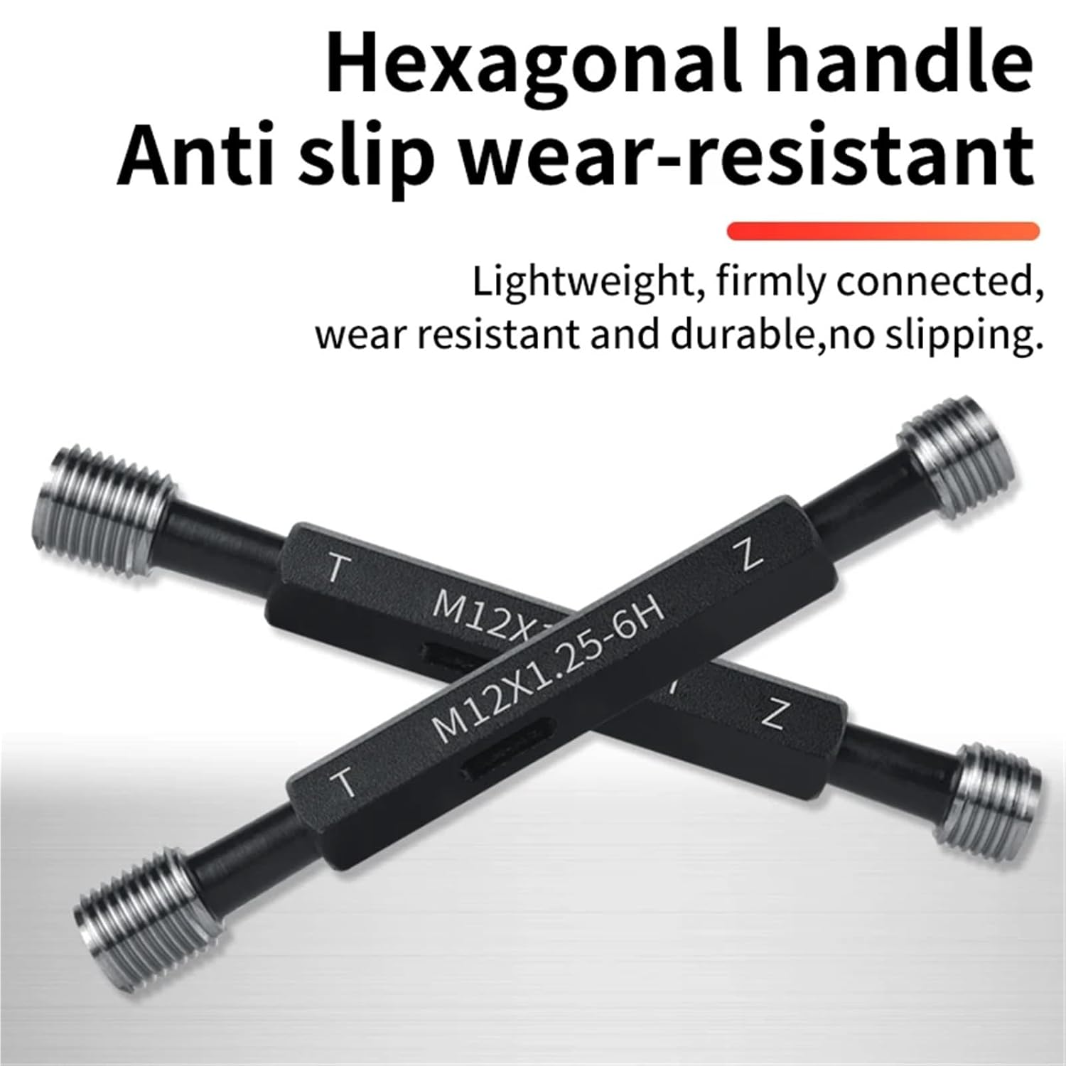 High Precision Thread Gauge Metric Gauge 6H Precision Internal Screw Gage Pitch Thread Test Tool 1pcs M0.8-M20(M2.5X0.35-6H)