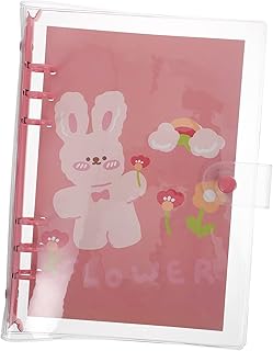 Ciieeo Pasta Transparente De Folhas Soltas Pasta Transparente Pasta Transparente Protetor De Página De Caderno De Folhas Soltas Protetor De Bloco De Notas Transparente Capa De Bloco De