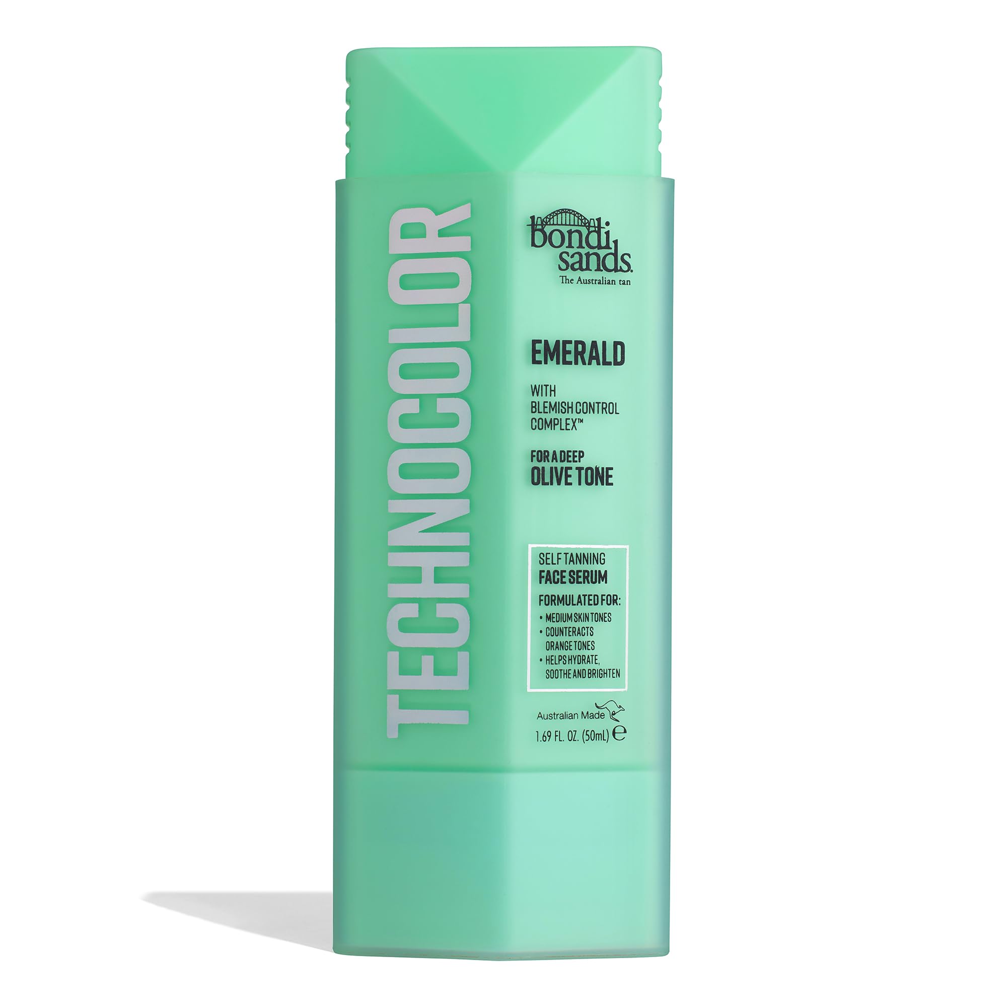 Bondi Sands Green/Orange Technocolor Emerald Face Self Tan Serum 50 Ml