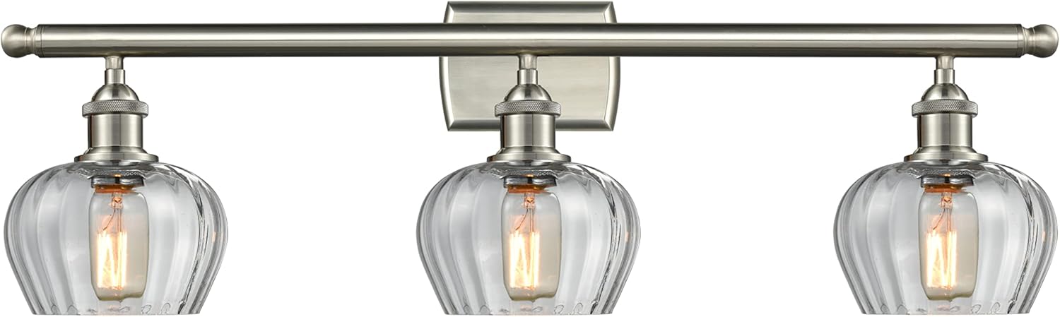 Innovations 516-3W-SN-G92 3 Light Bathroom Fixture, Brushed Satin Nickel