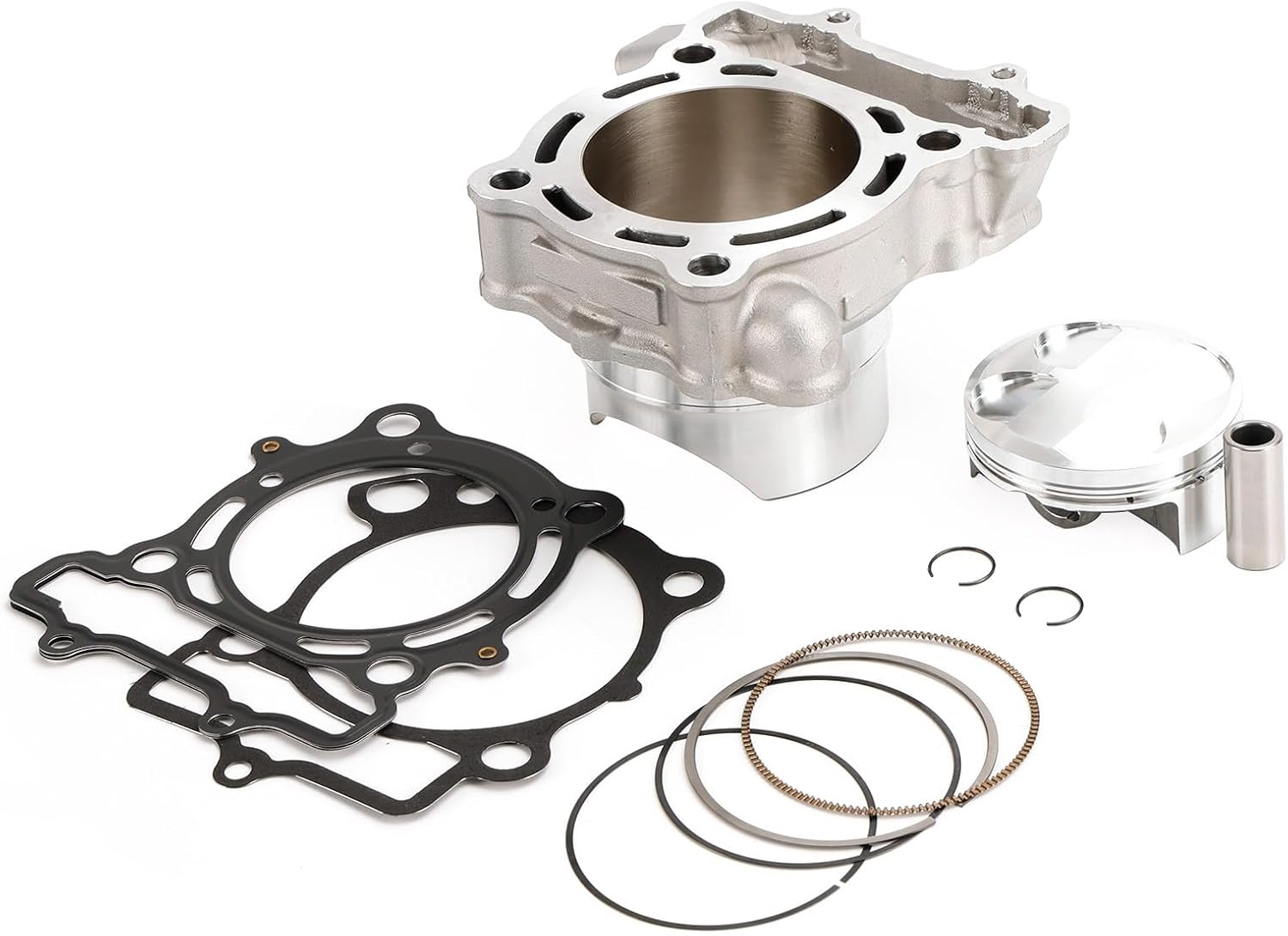 Artudatech STD 77mm Cylinder Jug Piston Gasket Kit for Kawasaki KX 250 F KX250F 2004-2008,for Kawasaki KX250F (KX250-N2) 2005, for Kawasaki KX250F (KX250T6F) 2006