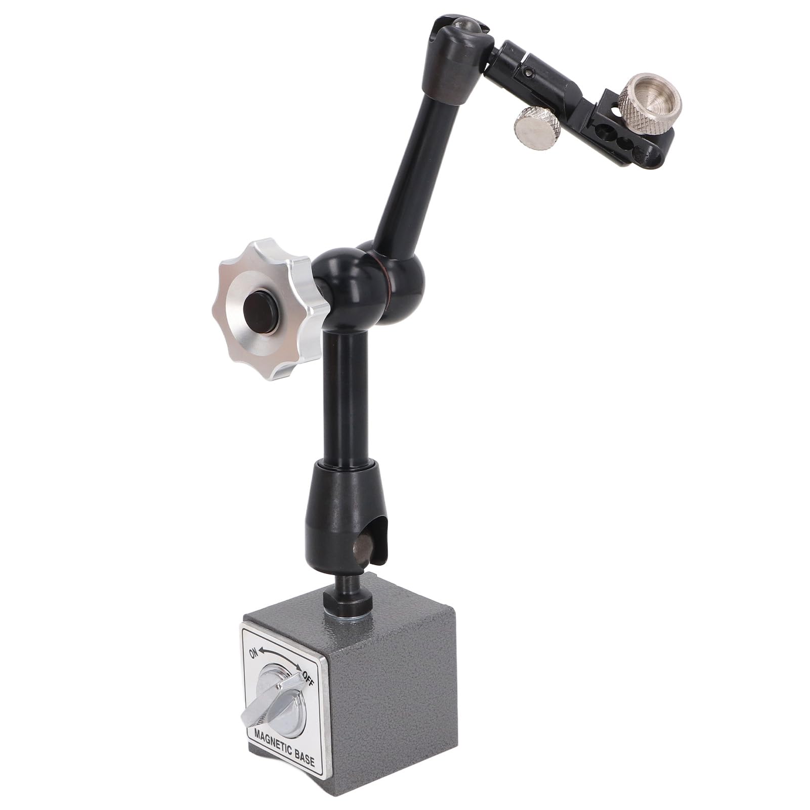 Soporte de base magnética universal Brazo flexible de alta resistencia ajustable Soporte de permanente para mecanizar piezas de trabajo Calibración de equipos de medición