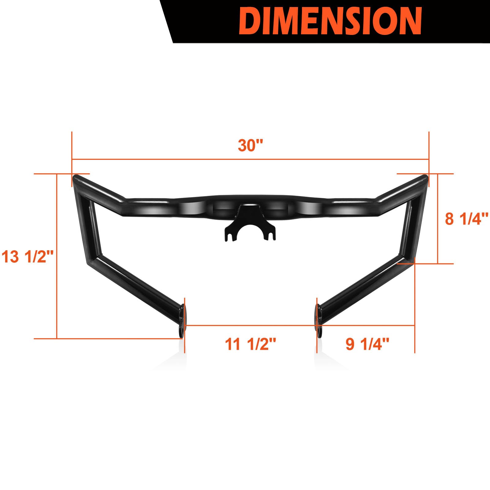 Engine Guard Crash Bar For Harley Davidson Touring Models (2014-2023) - Street Glide, Road Glide, Road King, Electra Glide Ultra