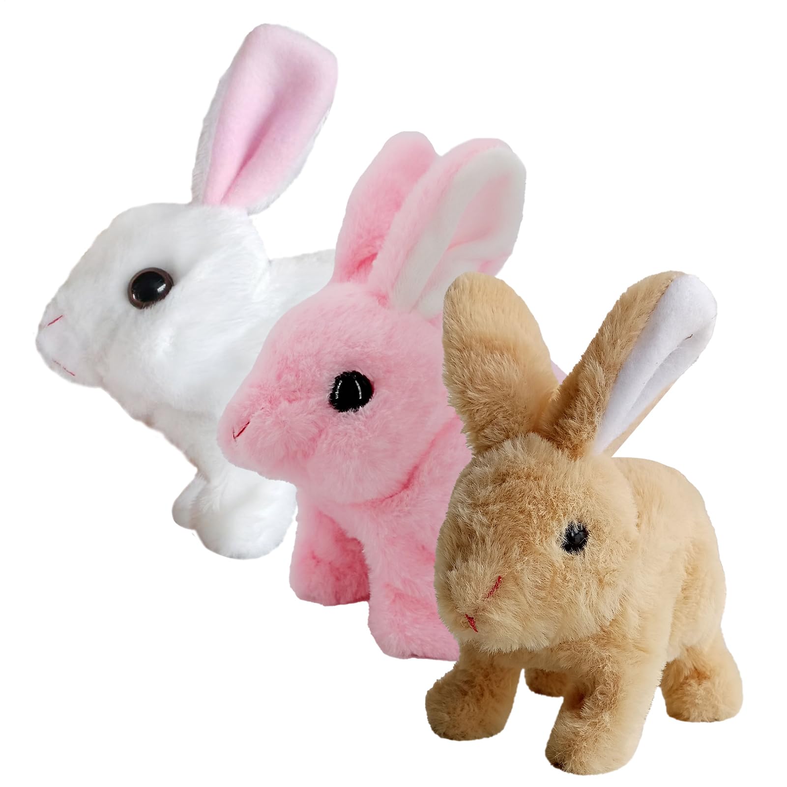 Robot Bunby, My Realistic Robot Bunny, Interactive Rabbit Toy, Electronic Pet Hopping Bunny Toy, Realistic Stuffed Animal Bunny That Jumping, Twitching and Shaking Ears, Easter Birthday G'ift for Kids : Amazon.com.au: Toys