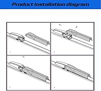 Vista 31 de 18" + 18" Windshield Wiper Blades for Chevrolet HHR 2006-2011 Ford Ranger 1998-2011 Jeep Wrangler 2007-2017 Jeep Commander 2006-2009 front